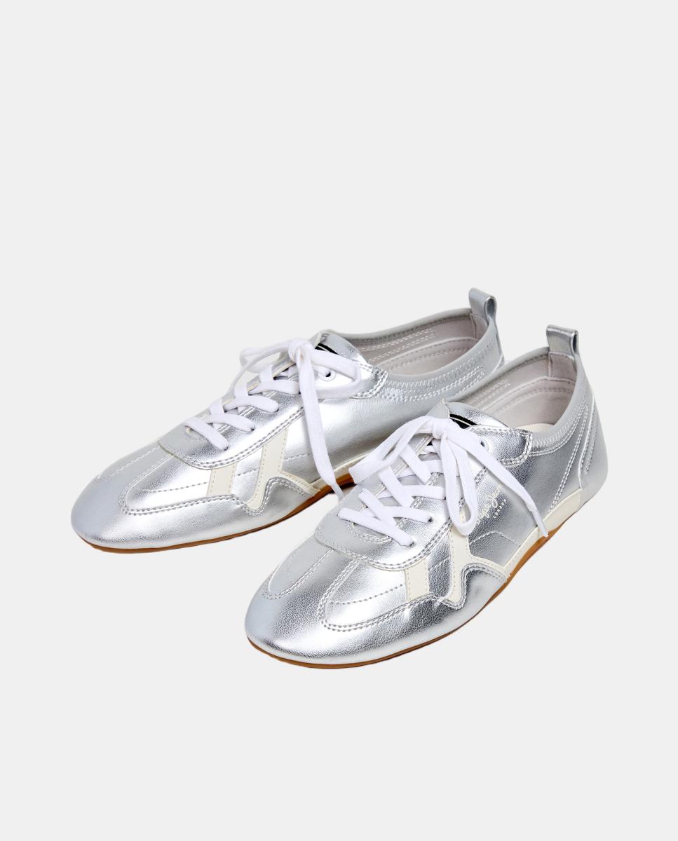 Sapatilhas Ultraligeiras de Moda Noa Shine W Prata-3