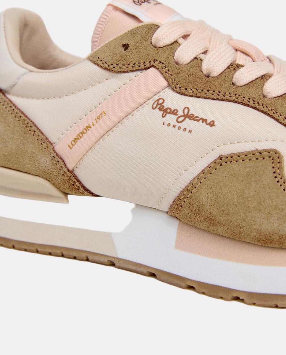 Sapatilhas Estilo Running Hailon Basic W Castanho-5