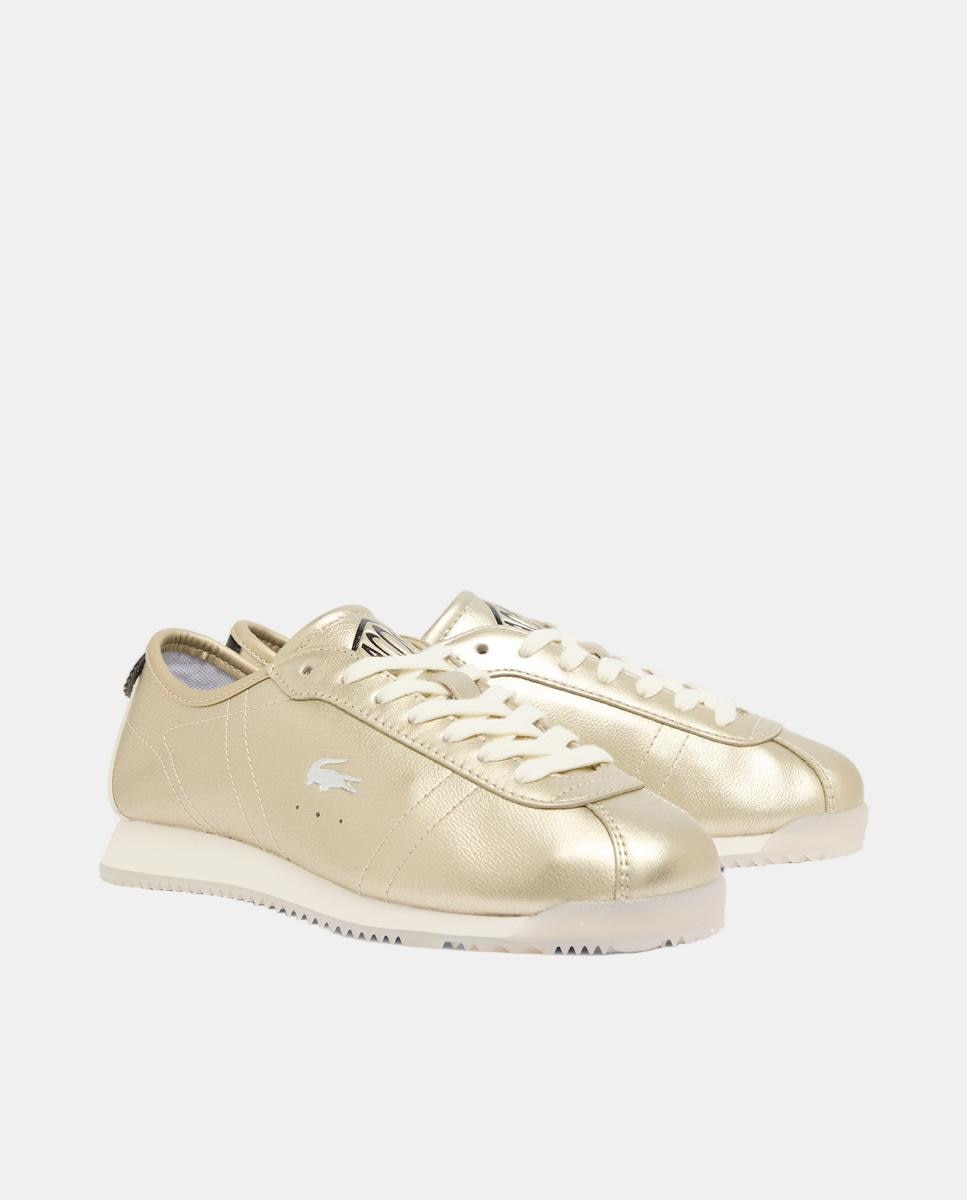 Sapatos Desportivos Baixos Club Low Ouro-3