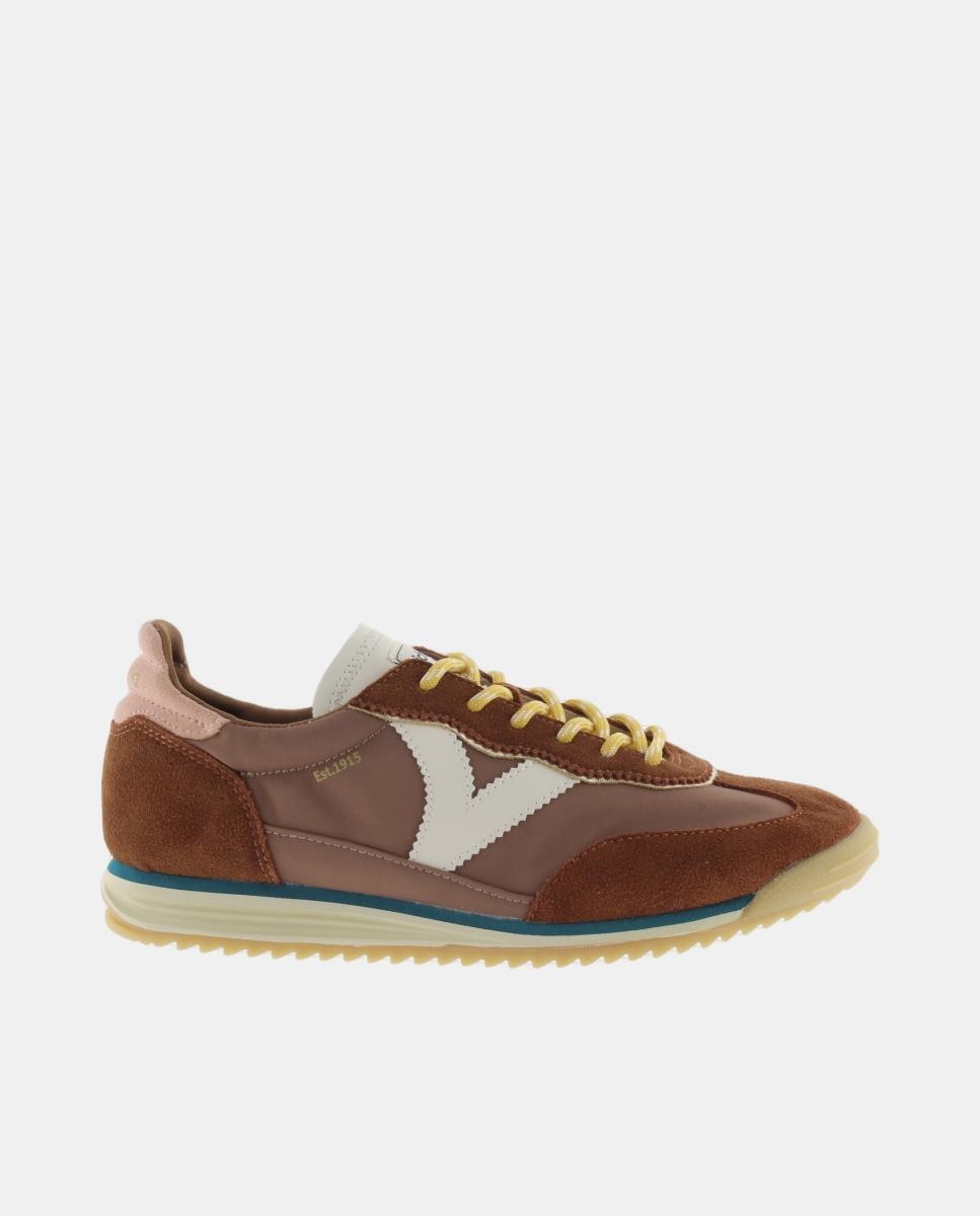 Imagem 0 de Sapatilhas Desportivas de Nylon com Peças de Croute a Condizer e Sola em Serra