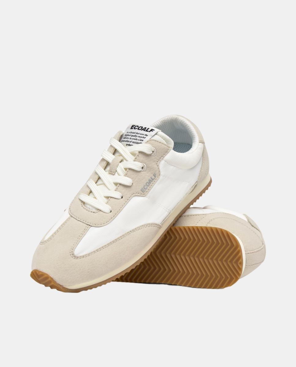 Sapatilhas Modelo Denveralf 100% Poliamida Reciclada Branco-5