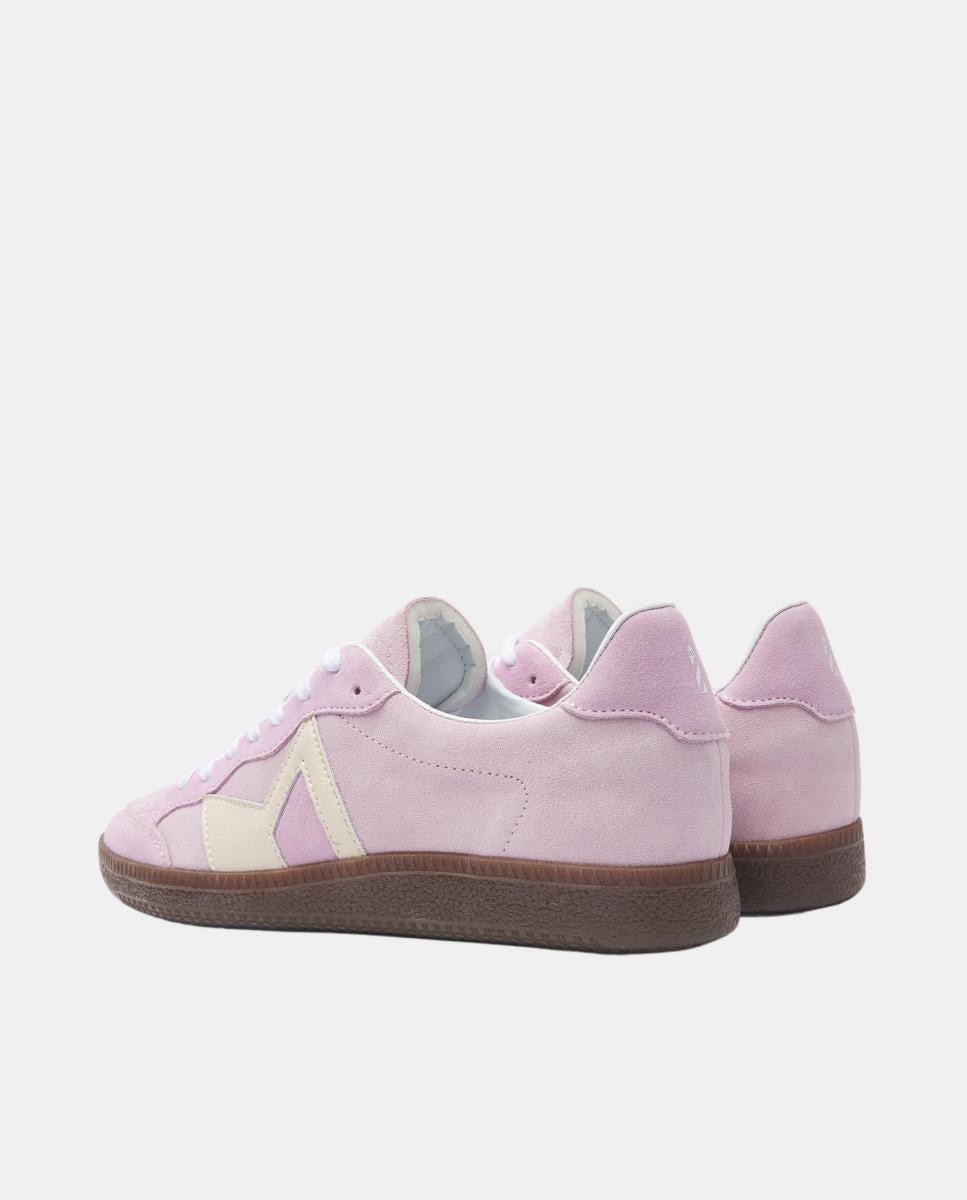 Sapatilhas Moma Tulip de Croute e Napa Lilás claro-2