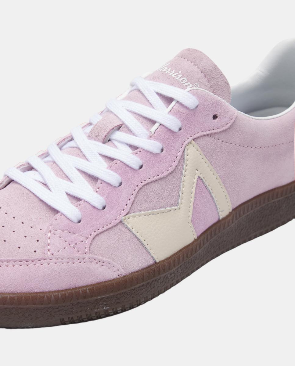 Sapatilhas Moma Tulip de Croute e Napa Lilás claro-3