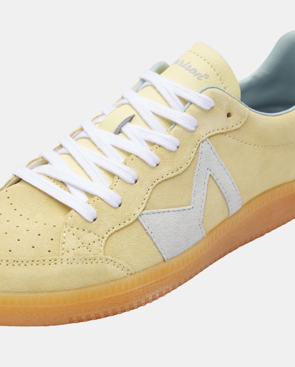 Sapatilhas Moma Sunlight de Croute e Napa Amarelo Intermédio-3