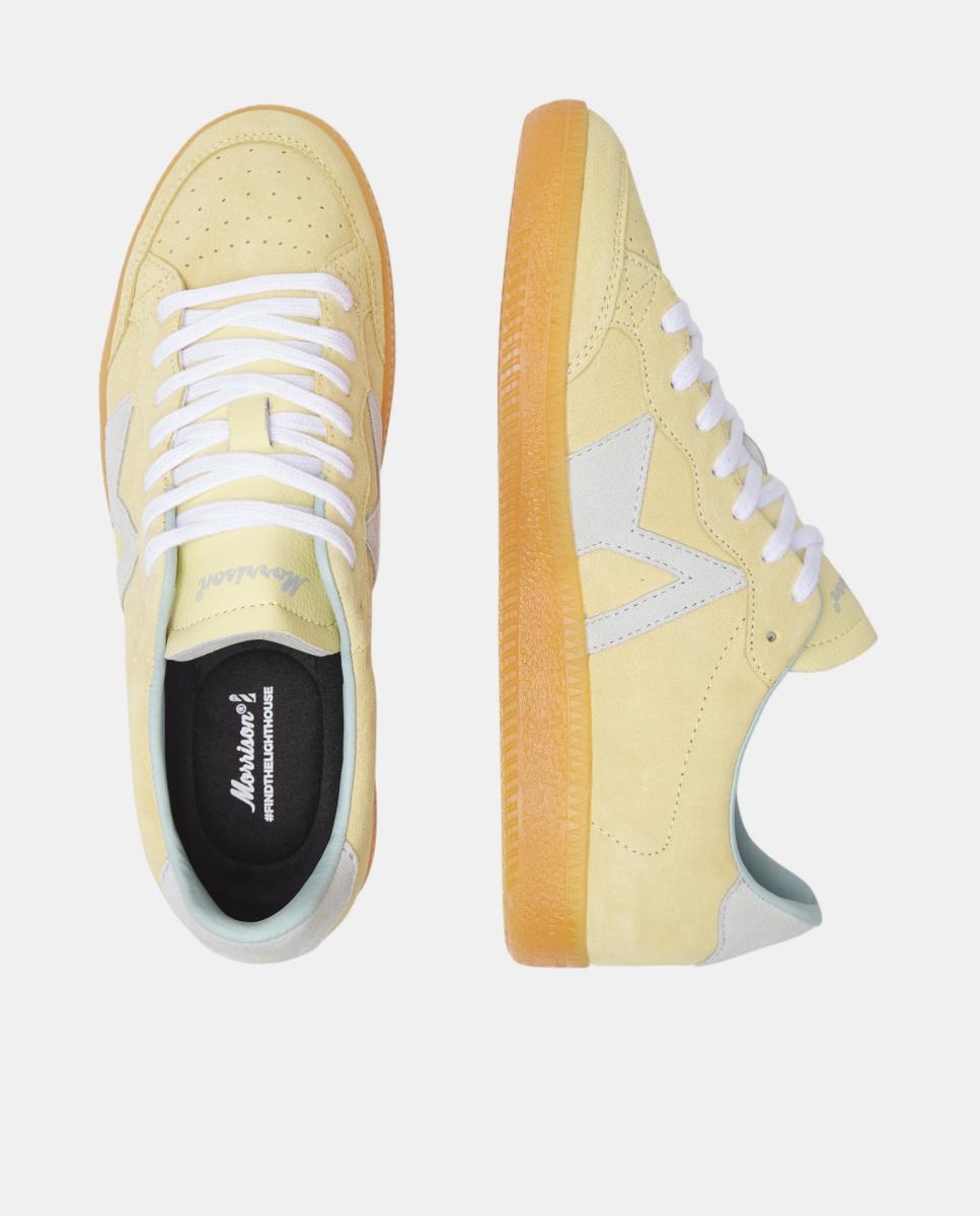 Sapatilhas Moma Sunlight de Croute e Napa Amarelo Intermédio-4