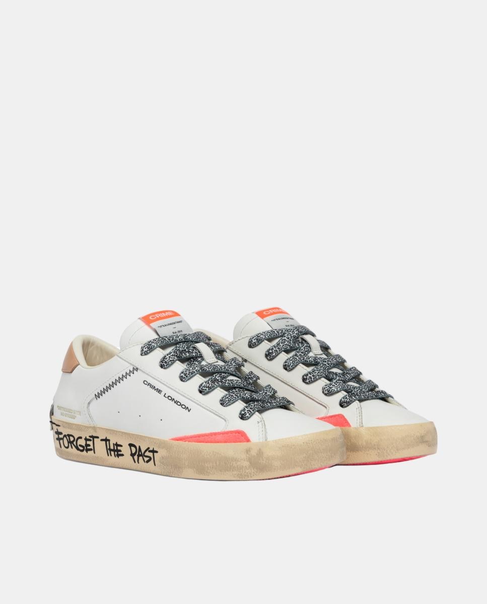 Sapatilhas Baixas Pele Branco-2