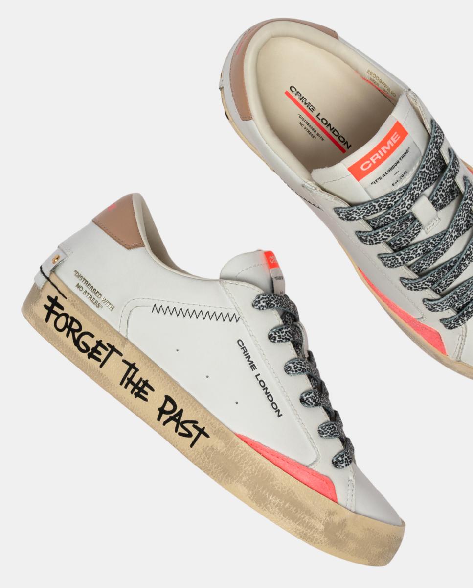 Sapatilhas Baixas Pele Branco-5