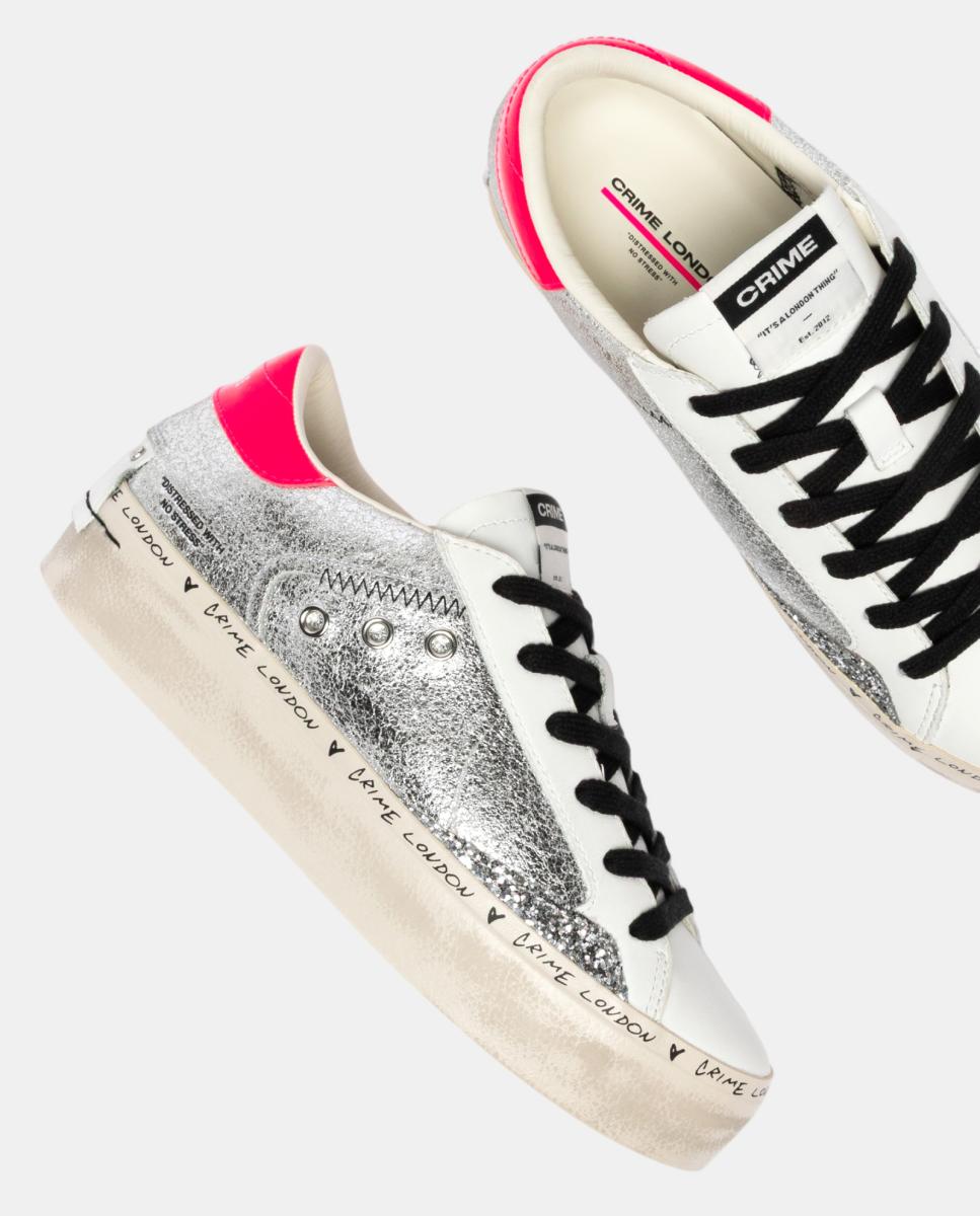 Sapatilhas Baixas Prata-5