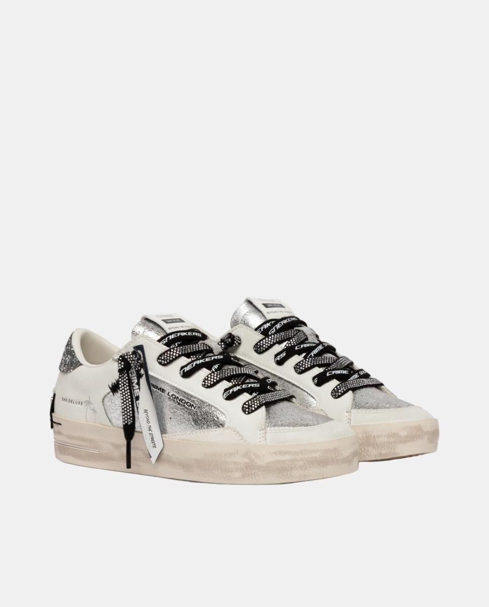 Sapatilhas Baixas Prata-2