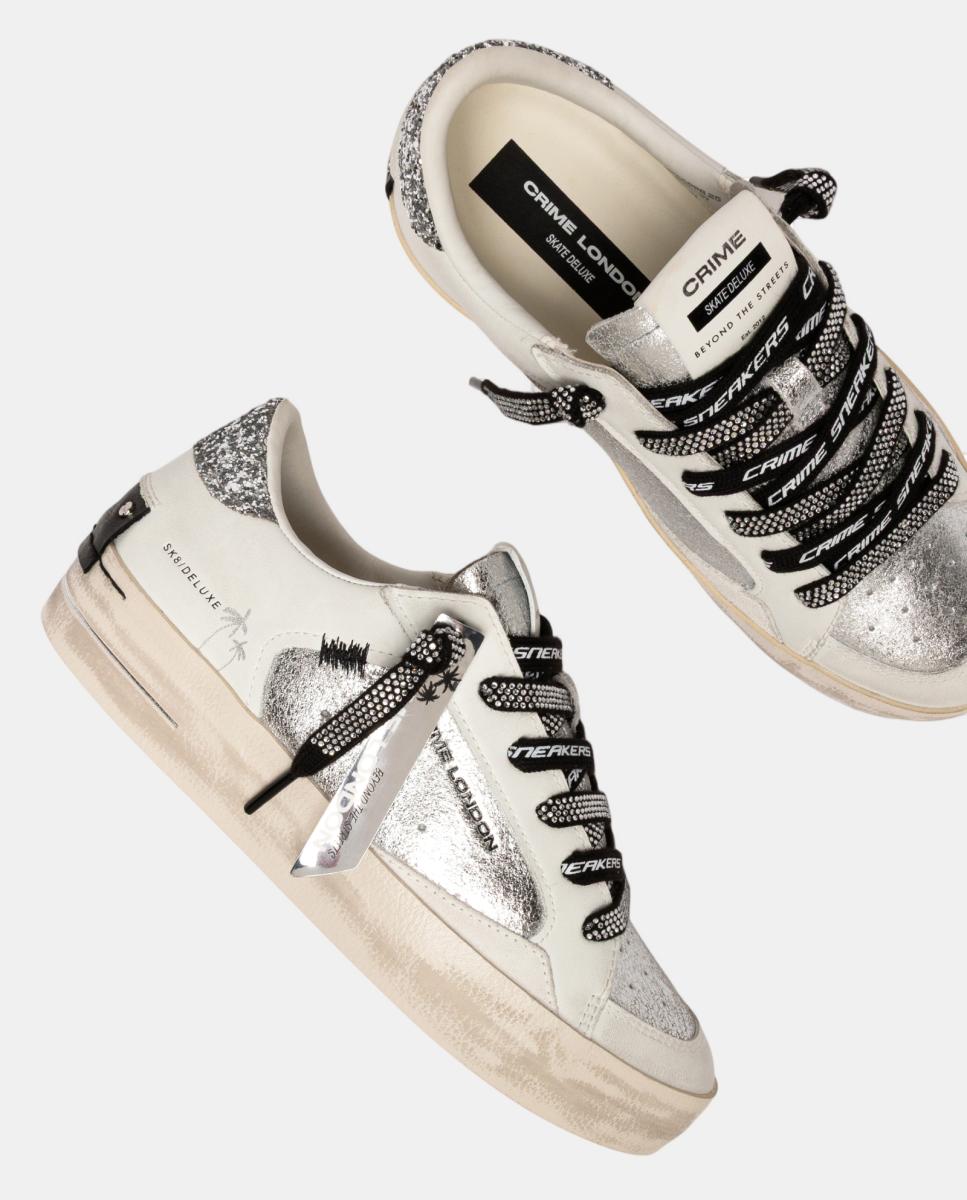 Sapatilhas Baixas Prata-5