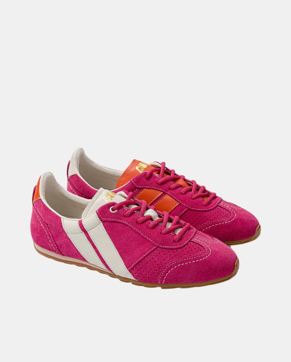 Sapatilhas Assimétricas em Pele Inspiradas nas Sabrinas Rosa-2