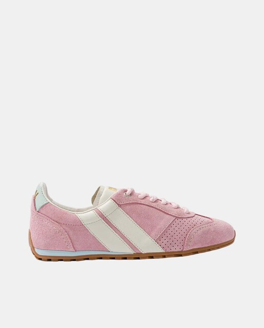 Imagem 0 de Sapatilhas Assimétricas em Pele Inspiradas nas Sabrinas