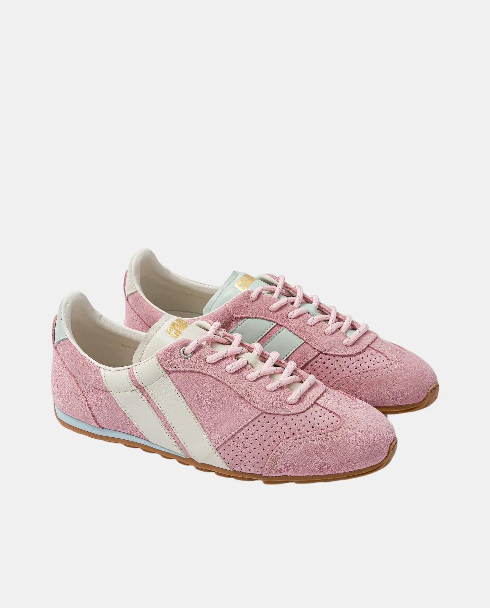 Sapatilhas Assimétricas em Pele Inspiradas nas Sabrinas Rosa-2