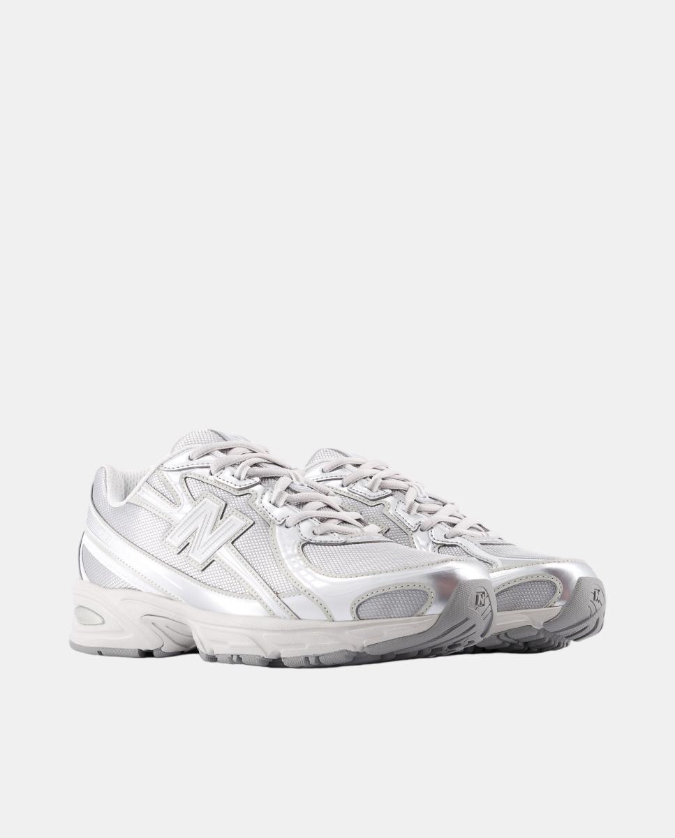 Sapatilhas Casual 740 Retro 2000 Metalizadas Prata-4
