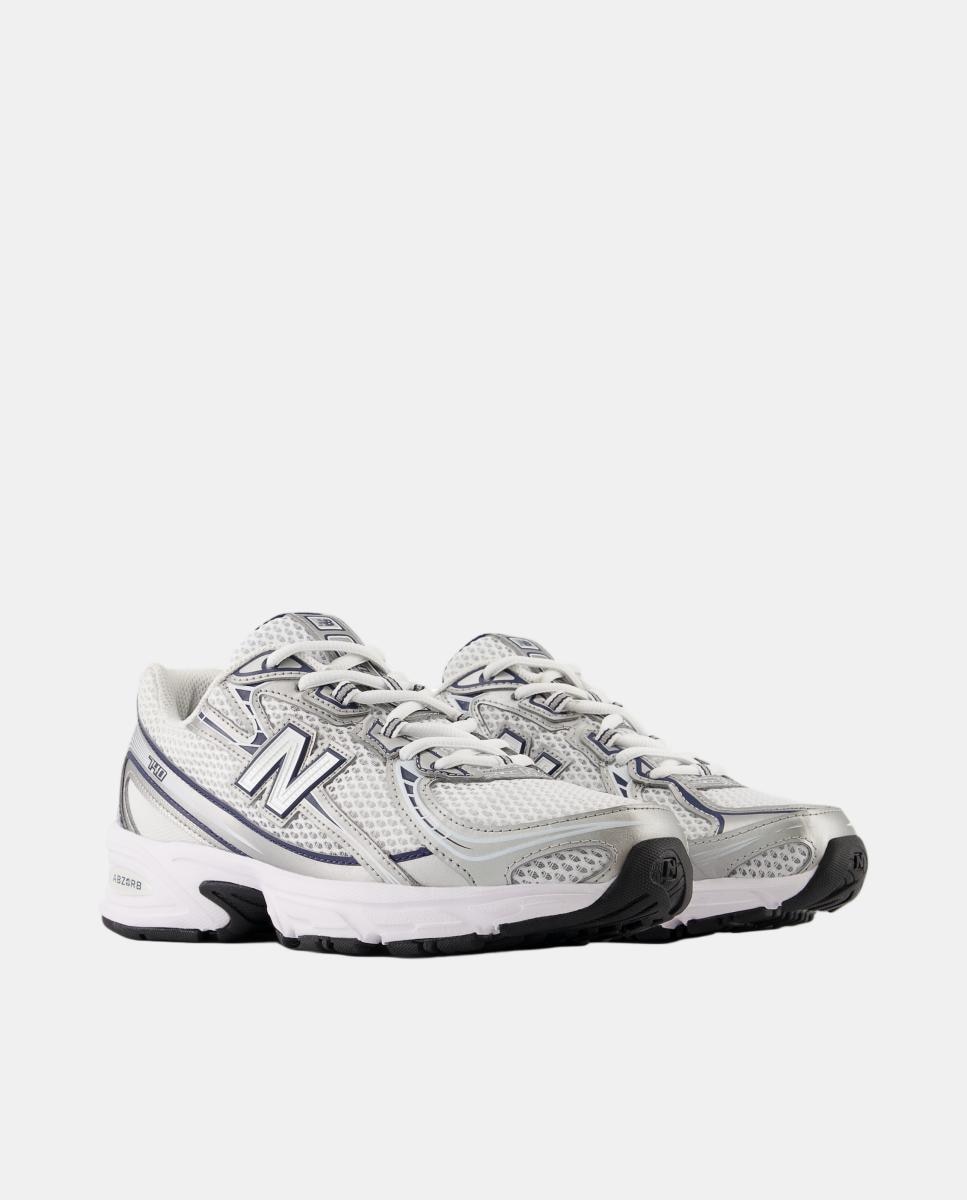 Sapatilhas Casual 740 Retro 2000 Metalizadas Prata-4