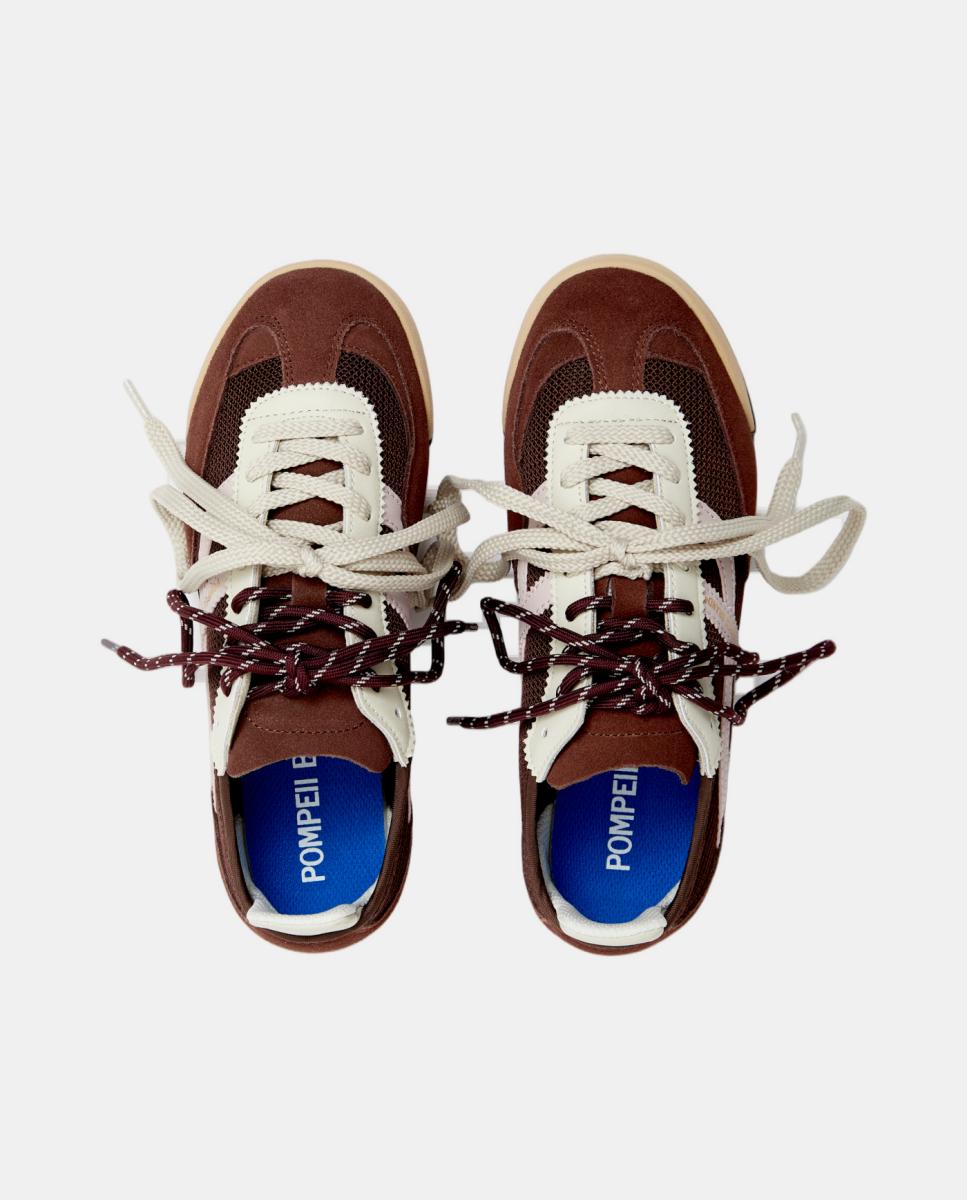 Sapatilhas Casual Modelo Kite Castanho-3