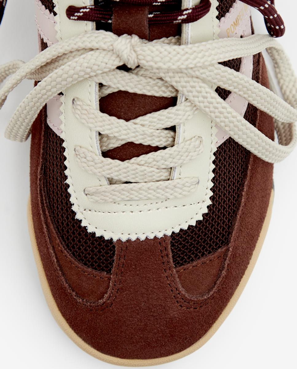 Sapatilhas Casual Modelo Kite Castanho-6