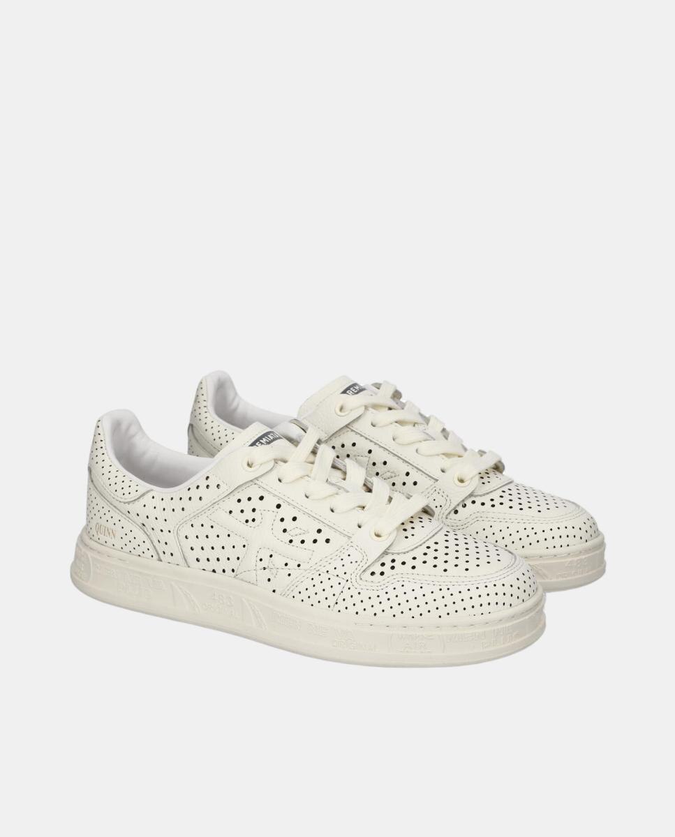 Sapatilhas Quinnd Var. 8251 Pele Branco-2