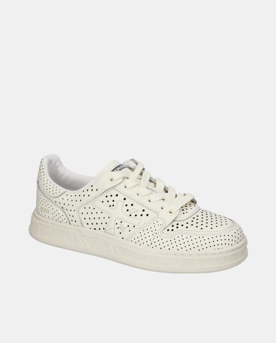 Sapatilhas Quinnd Var. 8251 Pele Branco-4