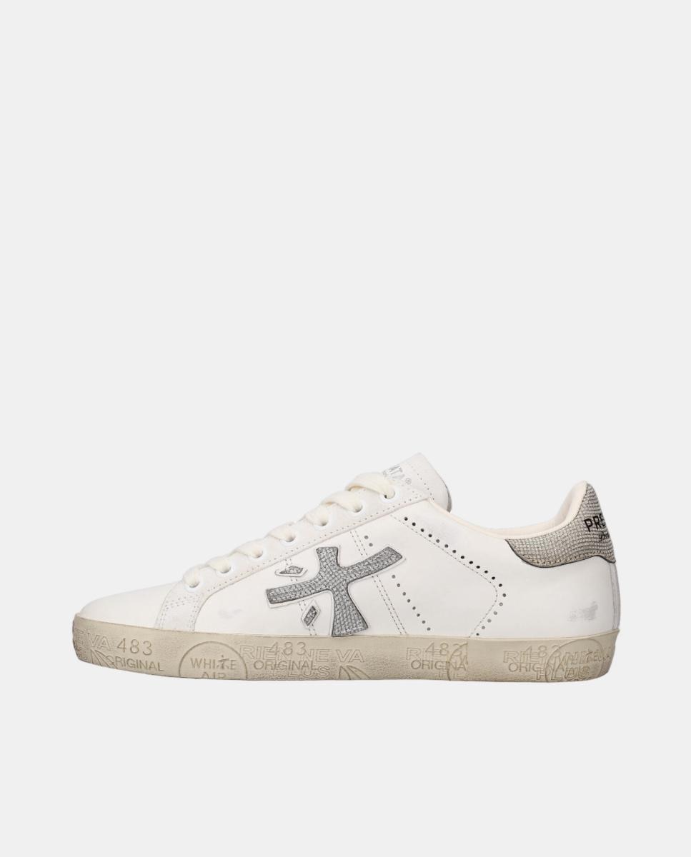 Sapatilhas Stevend Var. 8127 Pele Branco-3