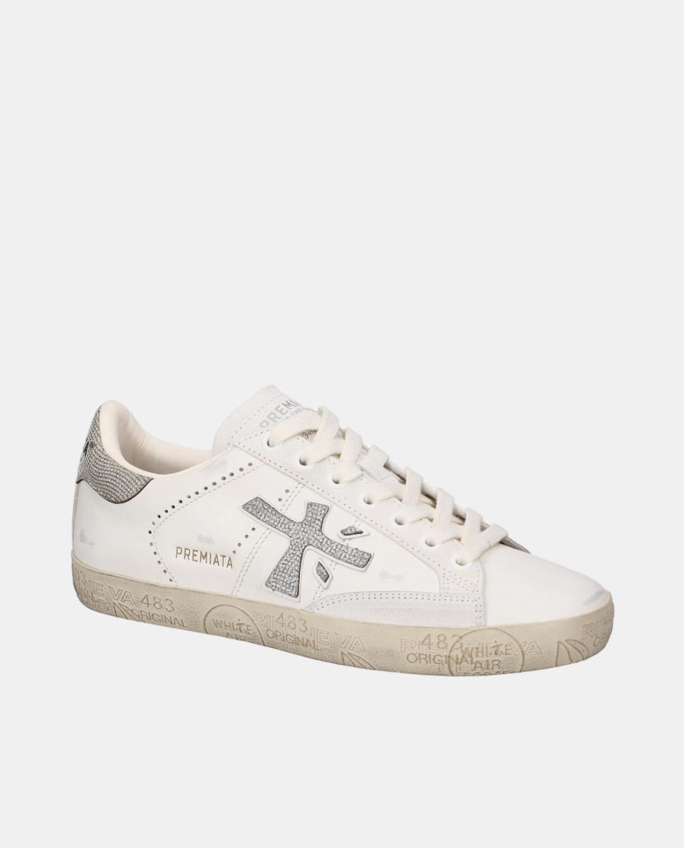 Sapatilhas Stevend Var. 8127 Pele Branco-4