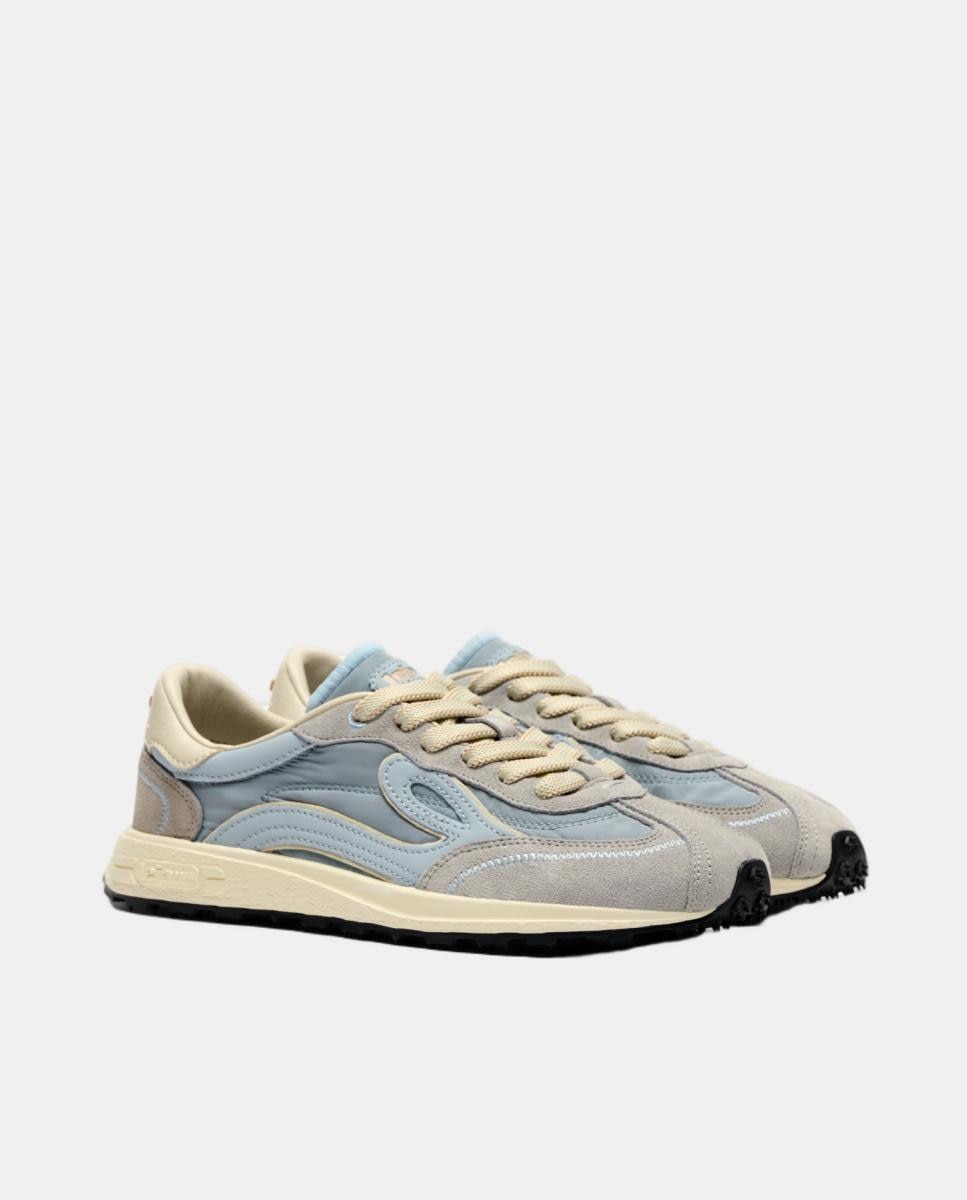 Sapatilhas Lejan Melrose mulher Nylon Barefoot Azul Céu-3