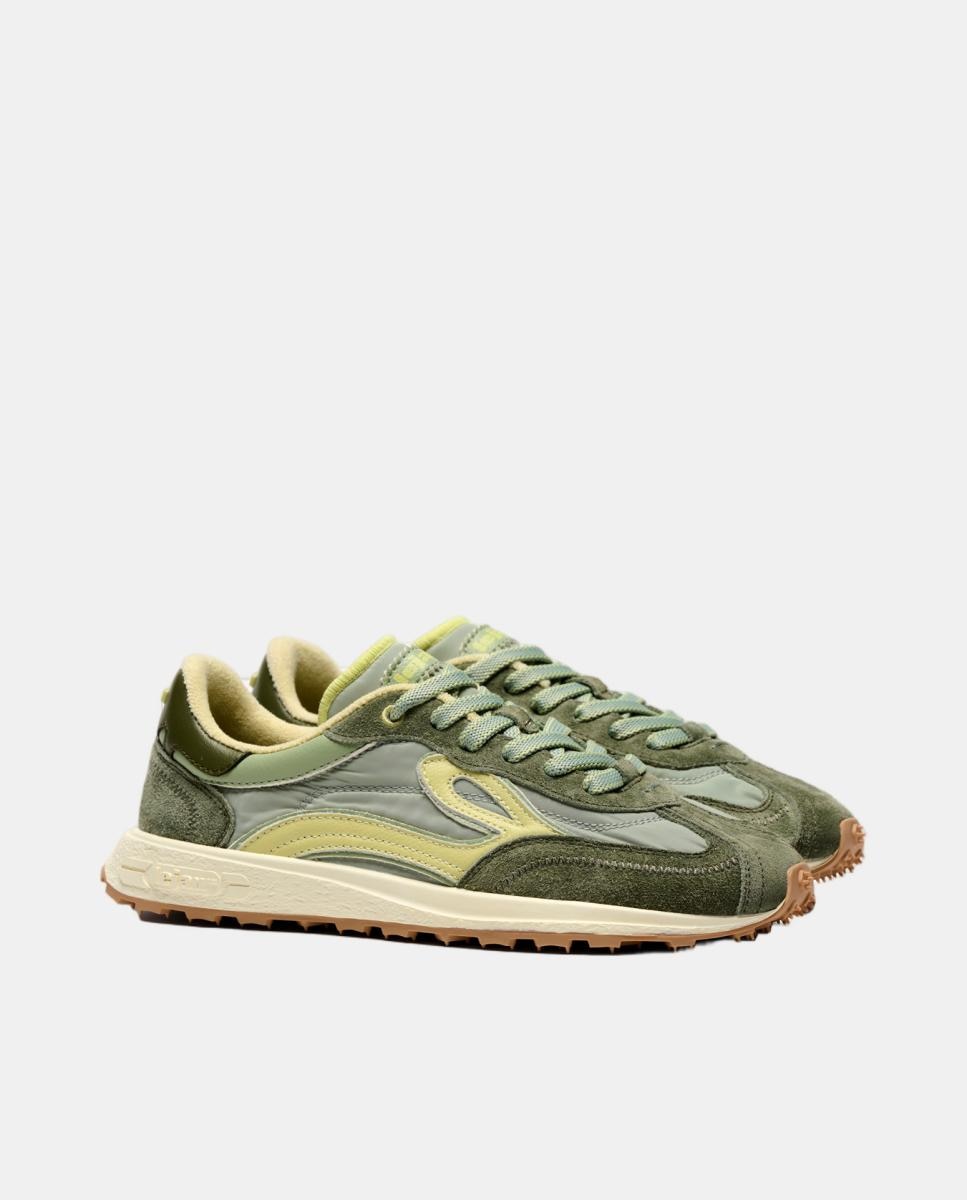 Sapatilhas Lejan Melrose mulher Nylon Barefoot Verde-menta-3