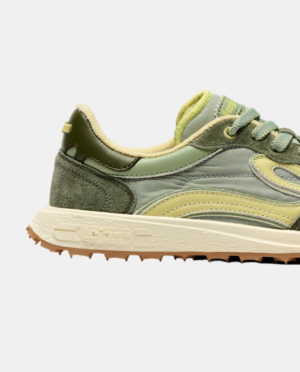Sapatilhas Lejan Melrose mulher Nylon Barefoot Verde-menta-4