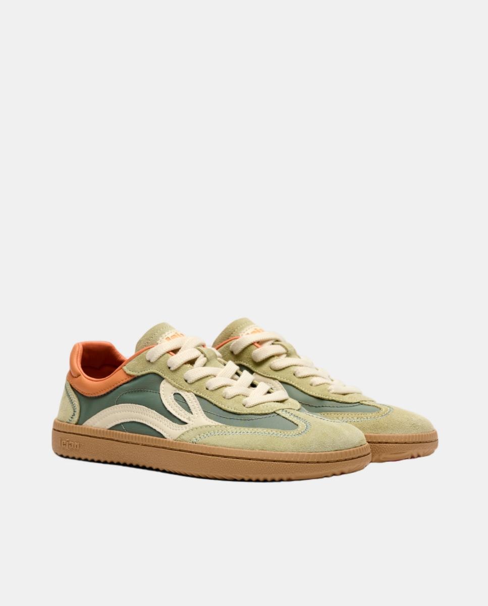 Sapatilhas Lejan One mulher Nylon Barefoot Verde Pistácio-3