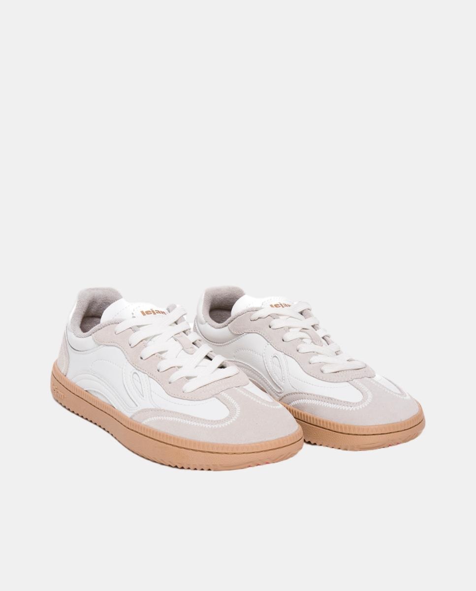 Sapatilhas Lejan One mulher Nylon Barefoot Branco-3