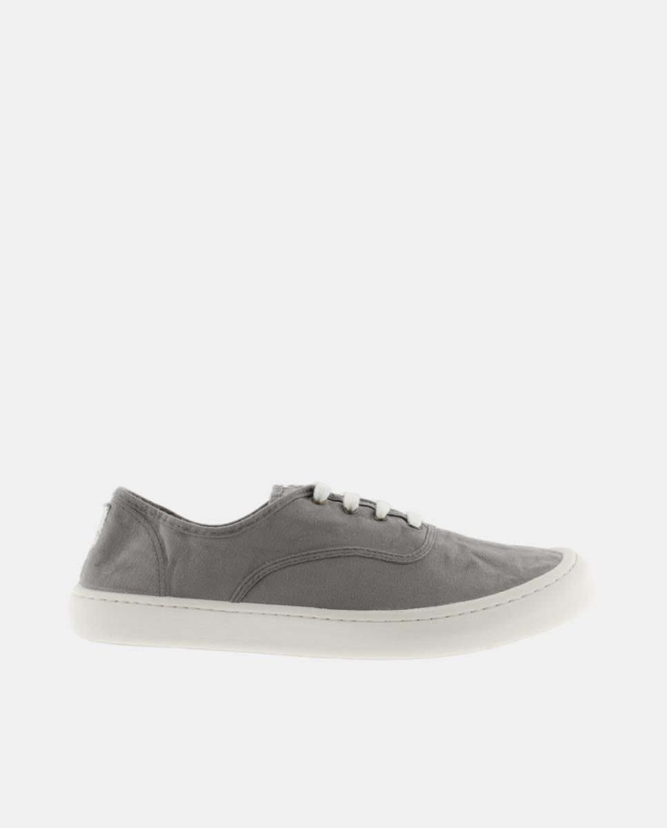 Victoria - Zapatillas básicas unisex barefoot de lona tintada DREC.