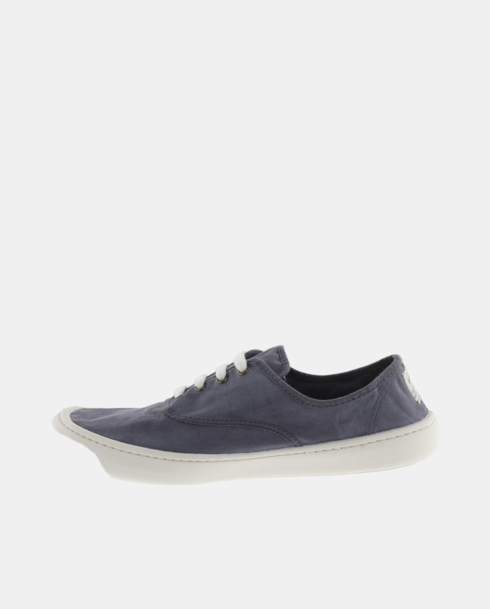 Sapatilhas Básicas Barefoot Unissexo de Lona Tingida DREC Azul-marinho-3