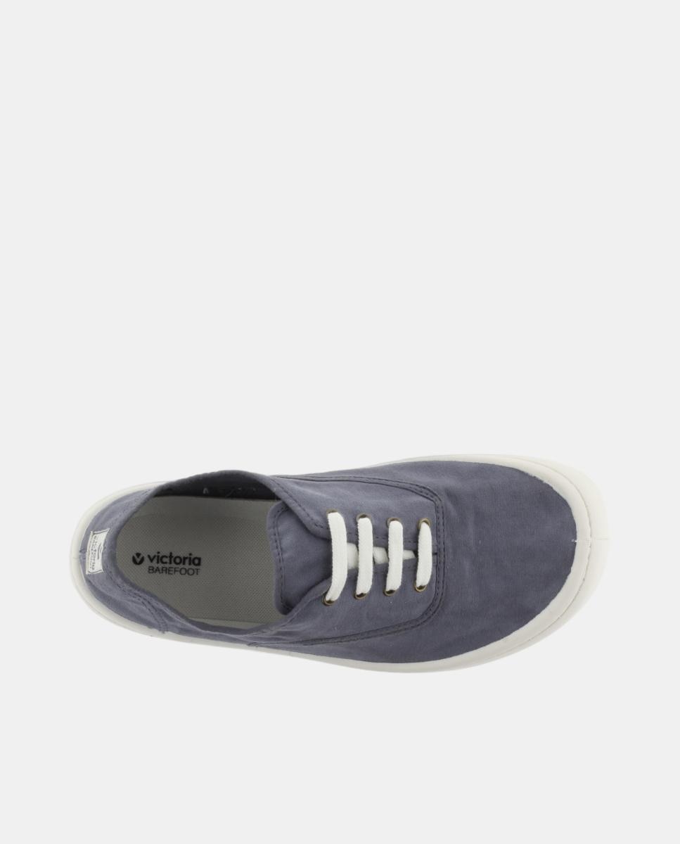 Sapatilhas Básicas Barefoot Unissexo de Lona Tingida DREC Azul-marinho-4