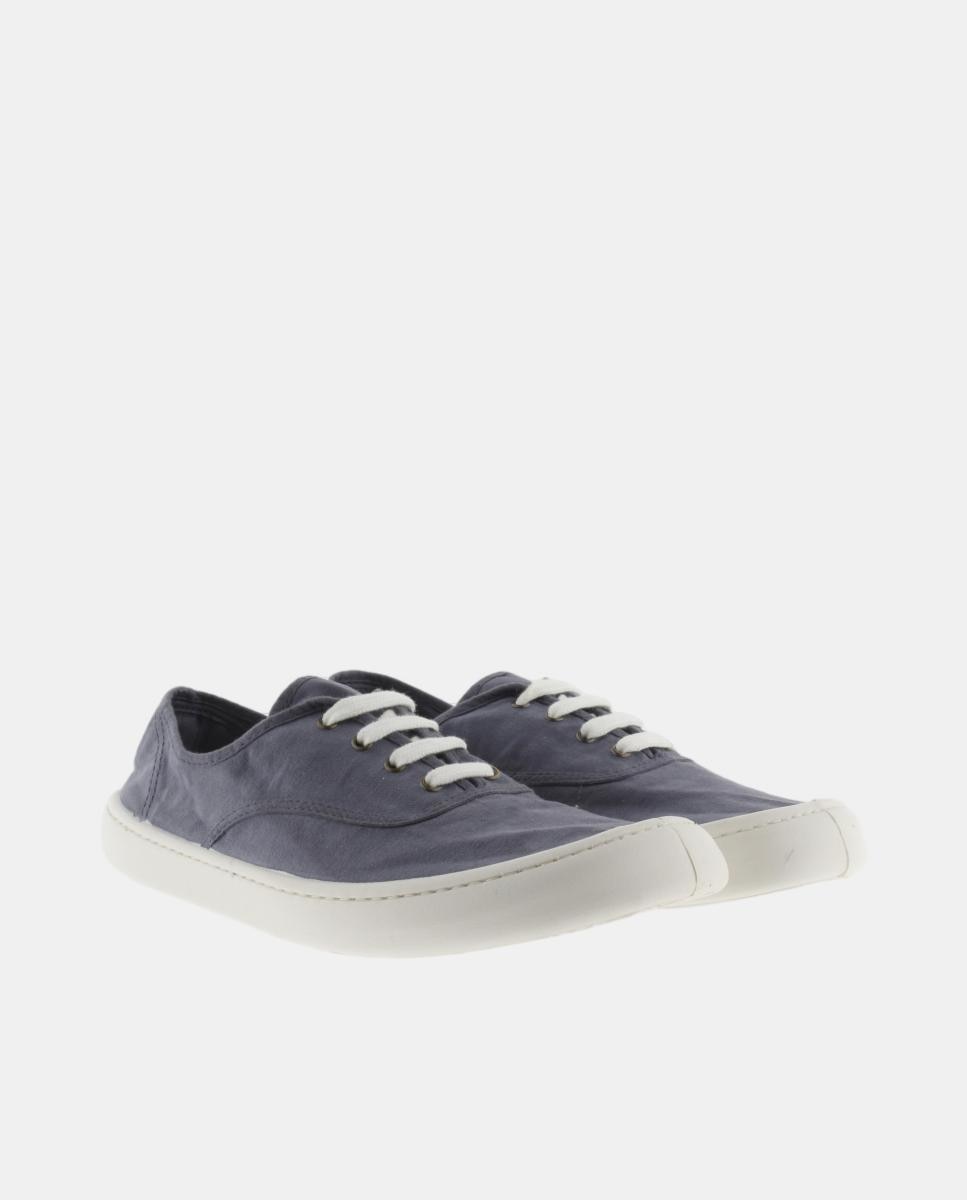 Sapatilhas Básicas Barefoot Unissexo de Lona Tingida DREC Azul-marinho-5