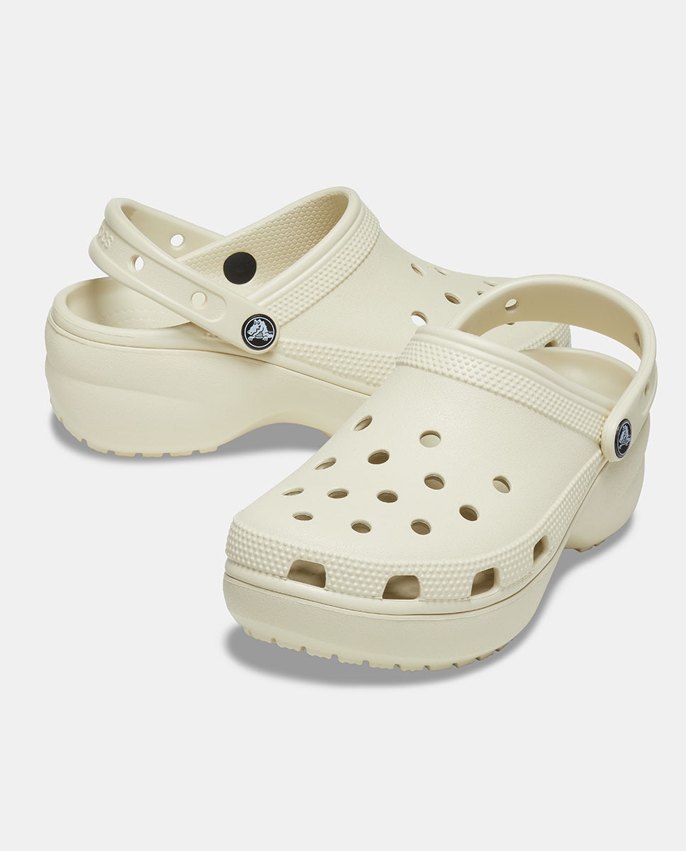 Socas com Plataforma Classic Platform Bege-2