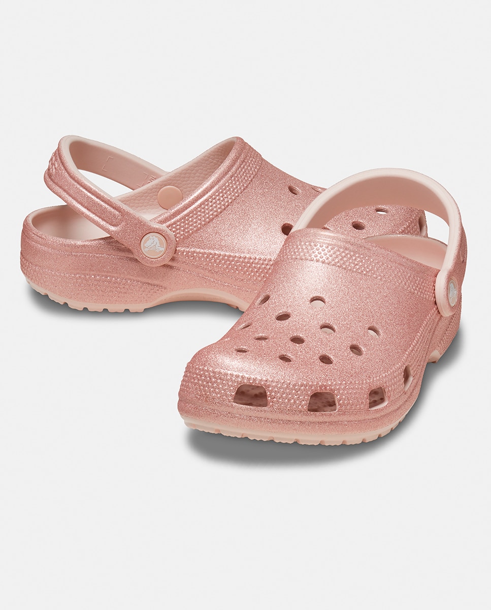 Socas Classic Glitter Clog Rosa-2