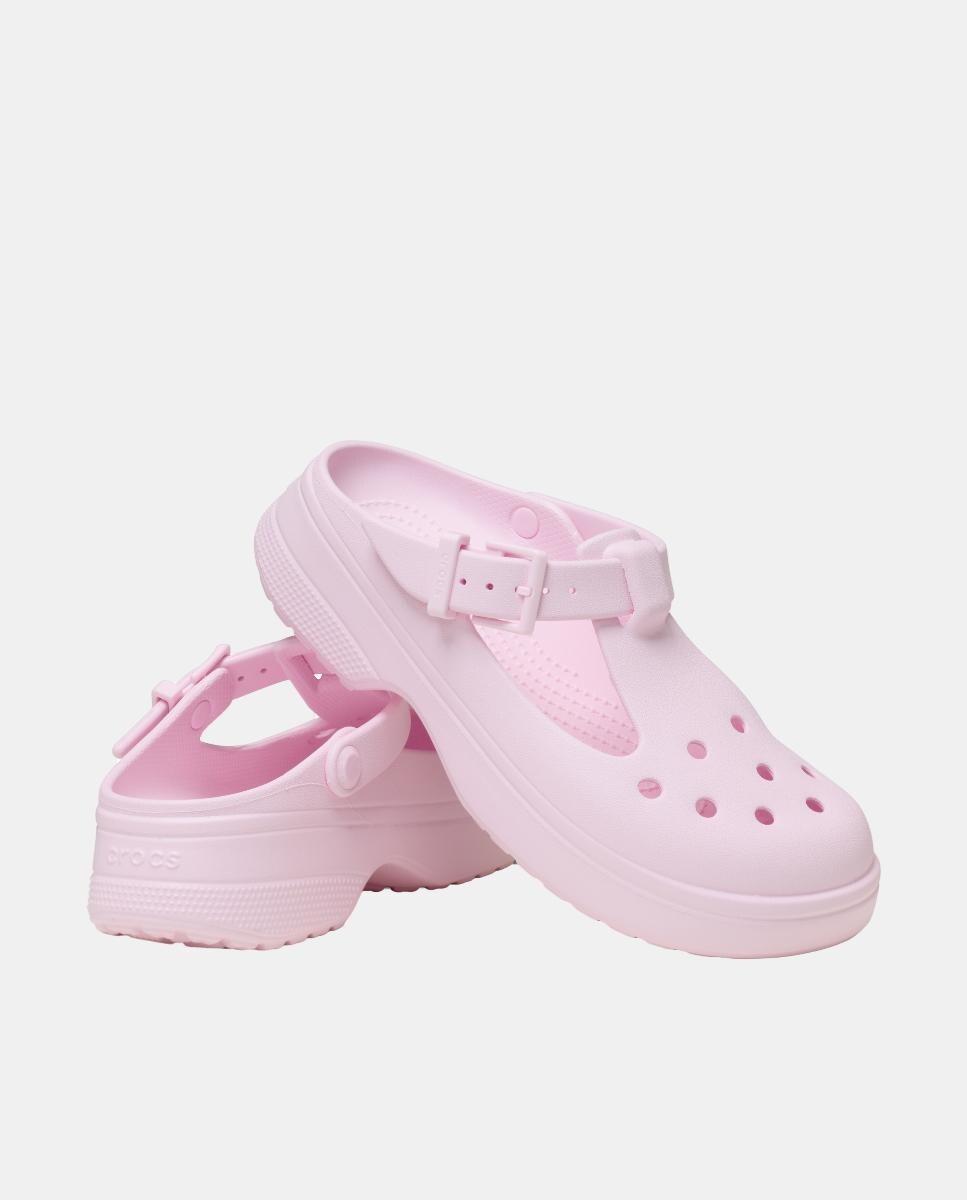 Socas Classic Mary Jane Clog Rosa-pastel-2