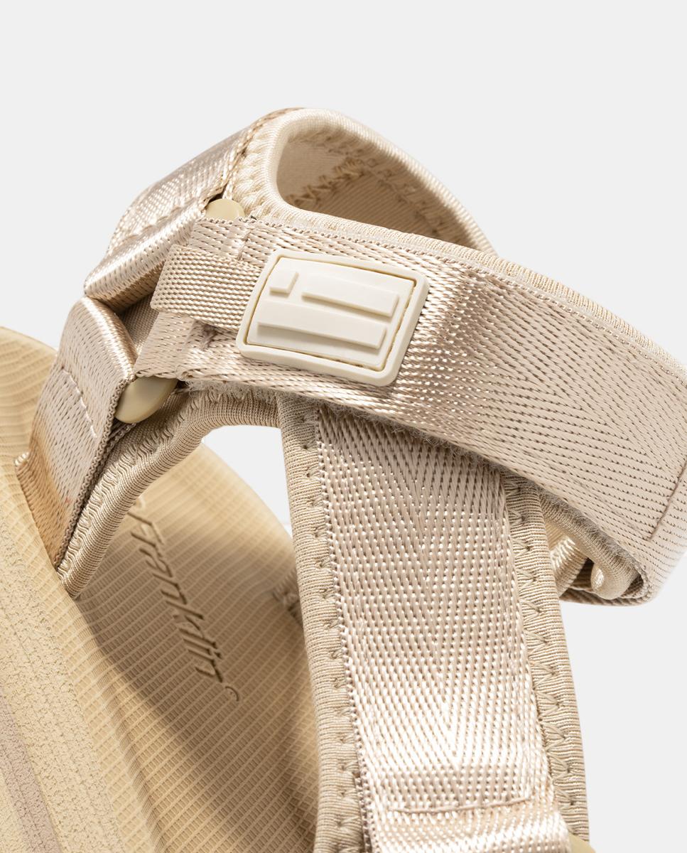 Sandálias Forest High Strips Ouro-3