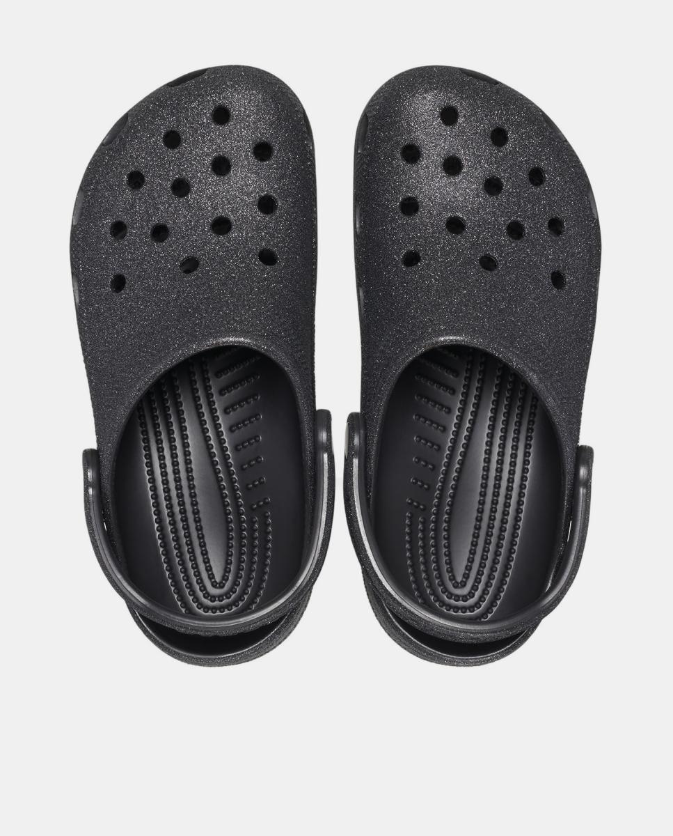 Socas Classic Glitter Clog Preto-3