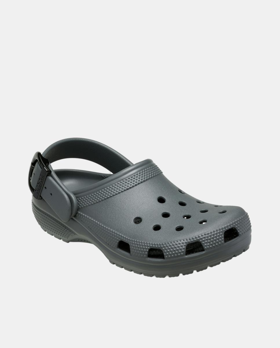 Socas Classic Buckle Clog Cinzento-5