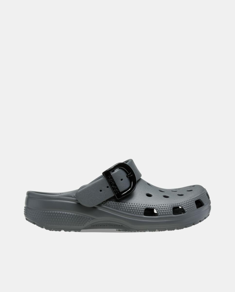 Socas Classic Buckle Clog Cinzento-7