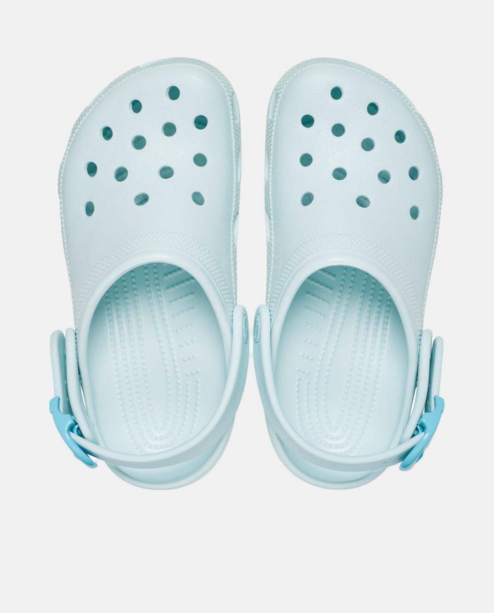 Socas Classic Buckle Clog Azul Céu-3