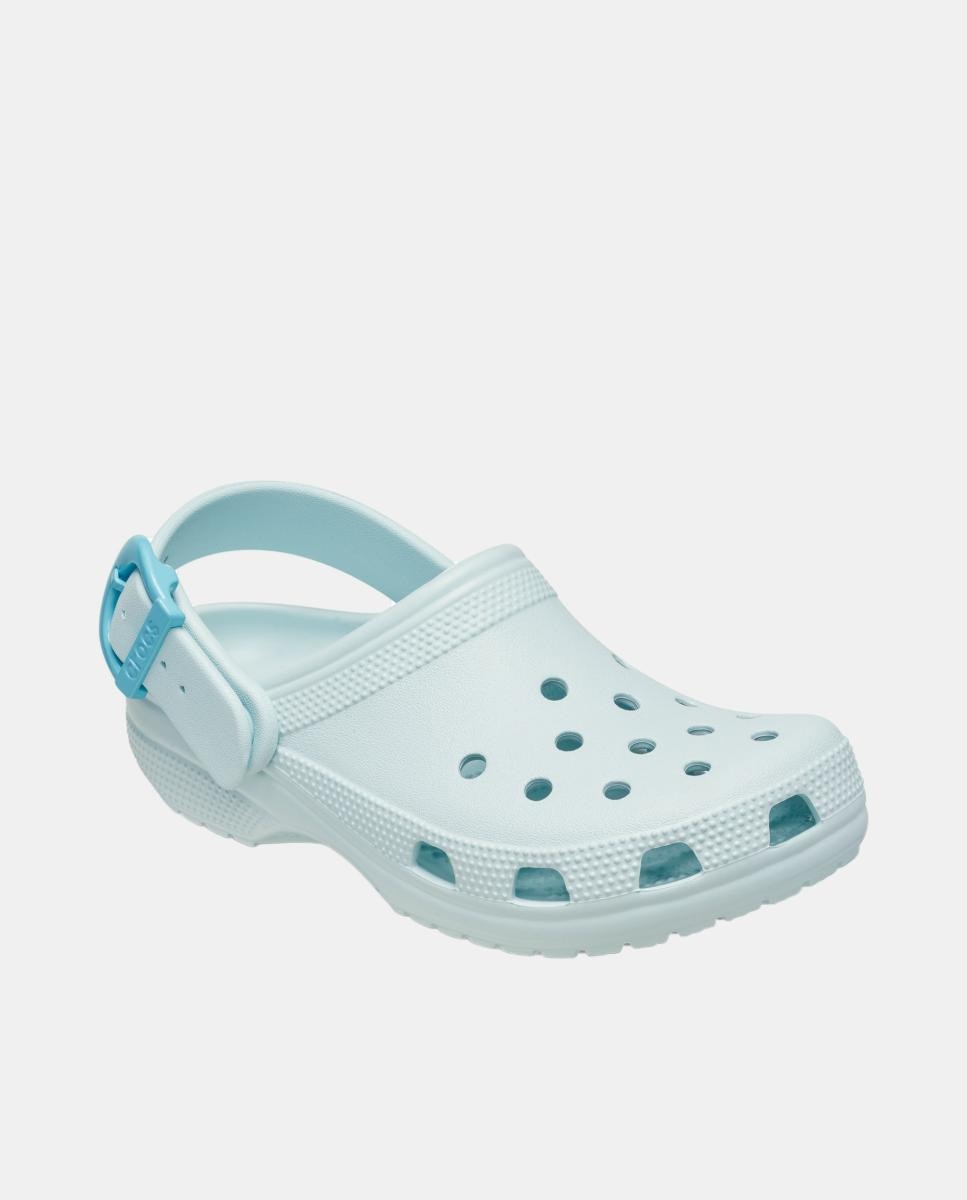 Socas Classic Buckle Clog Azul Céu-5
