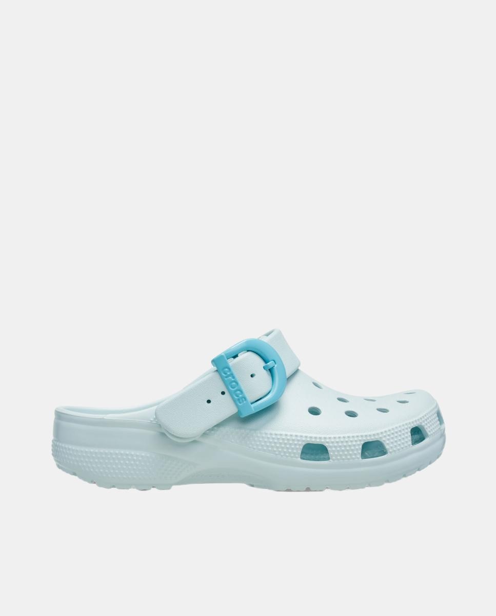 Socas Classic Buckle Clog Azul Céu-7