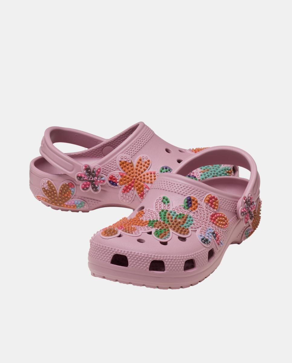 Socas Classic Summer Beaded Clog Rosa-2