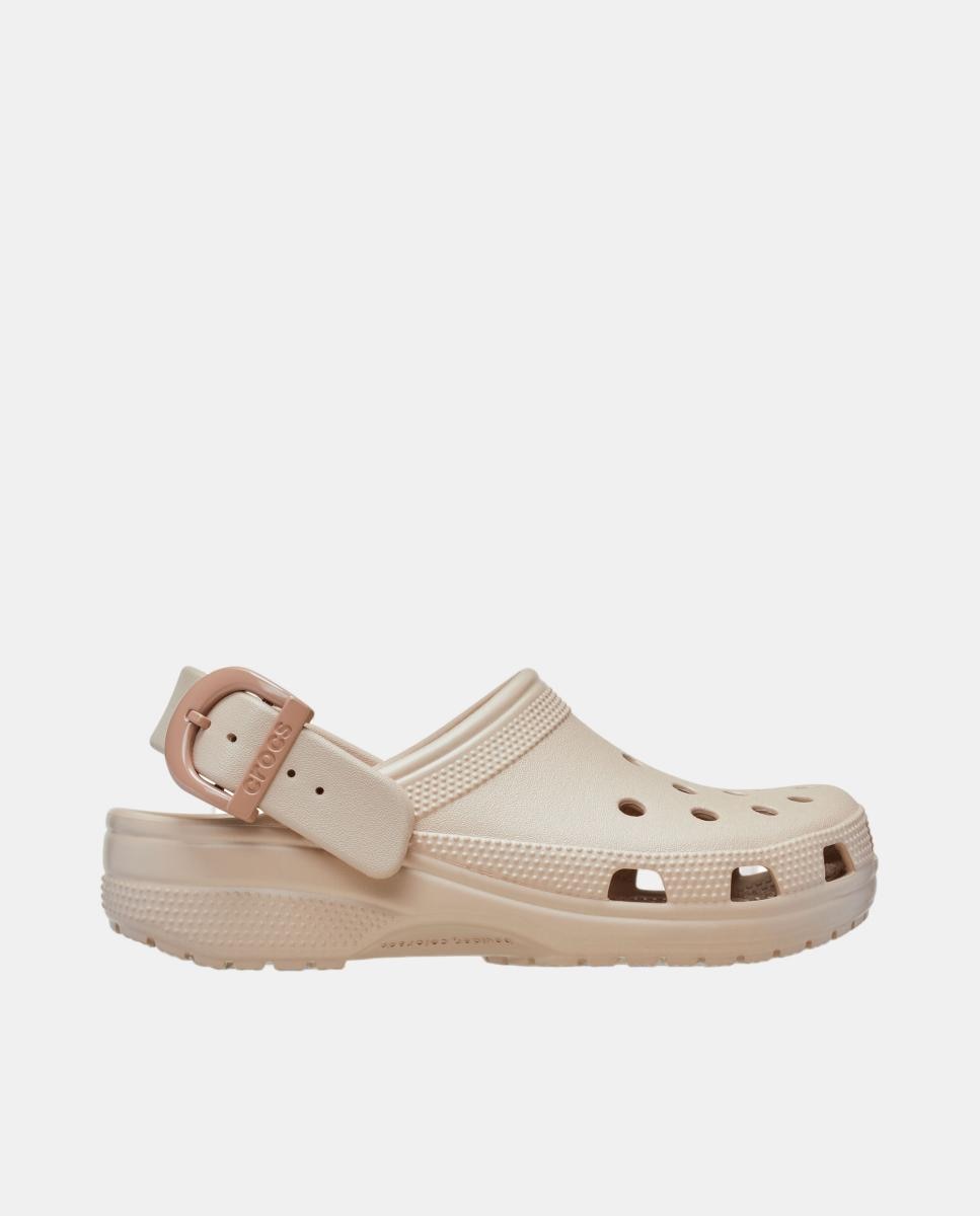 Imagen 0 de Zuecos de mujer Crocs Classic Buckle Clog Natural
