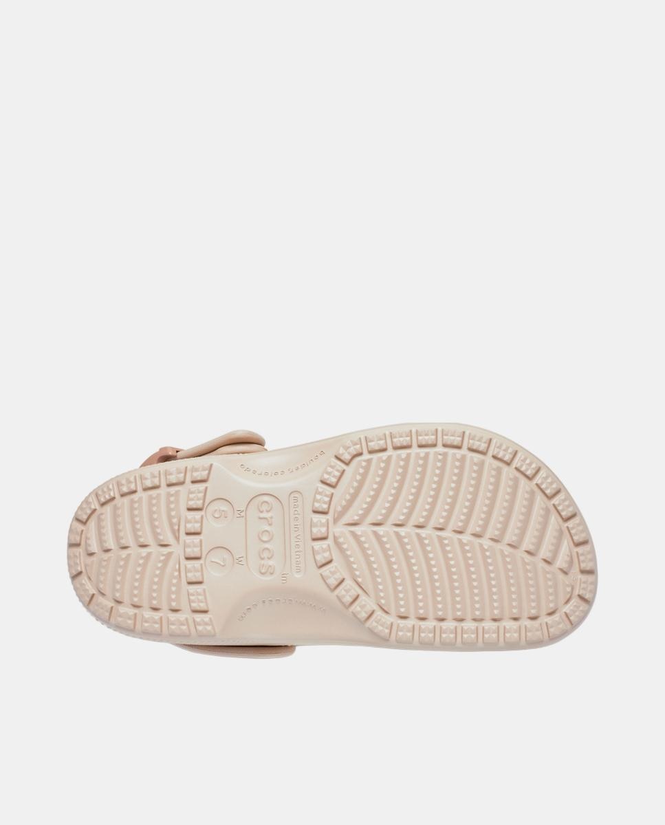 Zuecos de mujer Crocs Classic Buckle Clog - Natural Natural-4