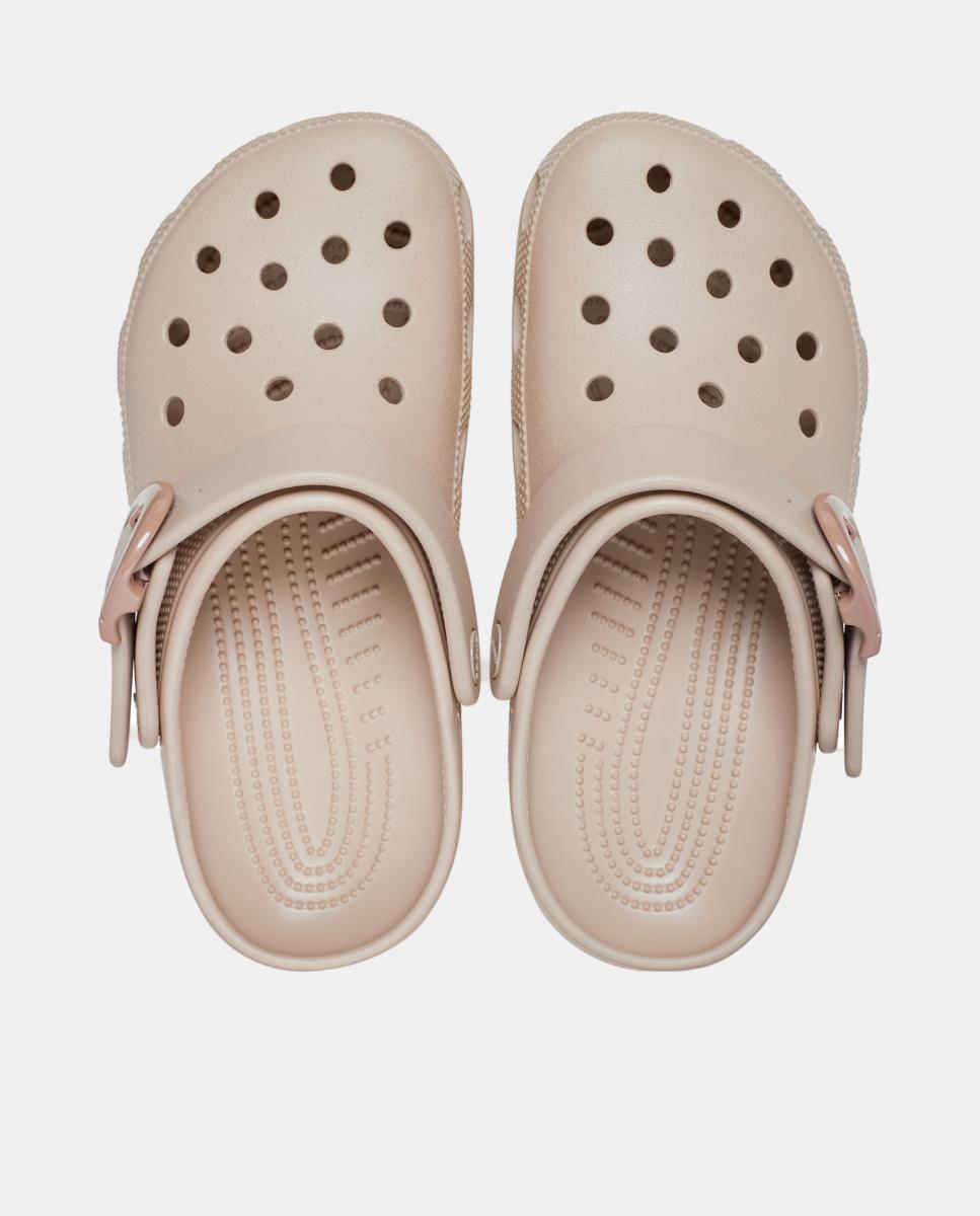 Zuecos de mujer Crocs Classic Buckle Clog - Natural Natural-8