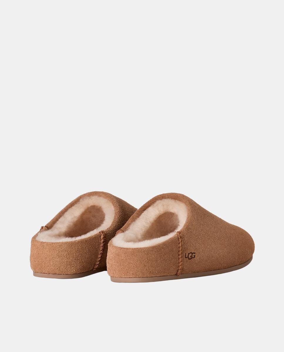 Slippers Elea Slip On em Pele e Forrados com Pelo Couro-4