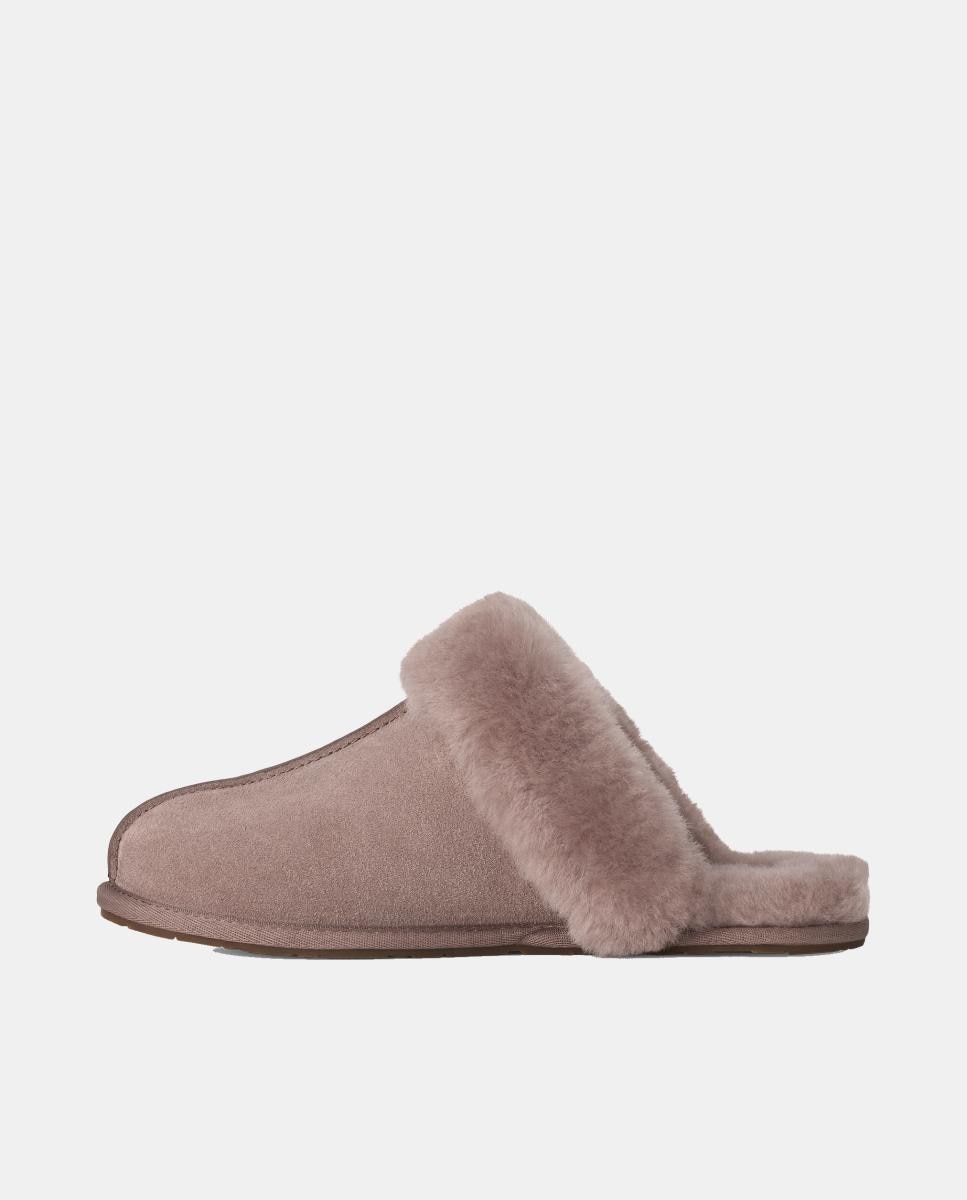 Pantufas Forradas em Pelo Scuffette II Pedra Natural-3